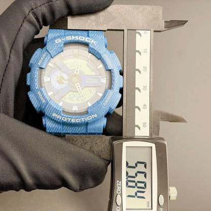 Casio G-Shock Model ga-110dc Blue Quartz Watch with Guarantee — Japan Import