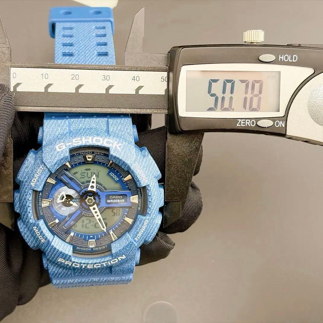 Casio G-Shock Model ga-110dc Blue Quartz Watch with Guarantee — Japan Import