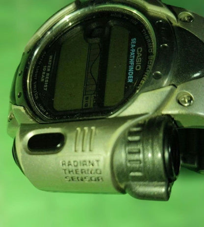 Casio Sea-Pathfinder SPF-10 With Infrared Temperature Sensor Water Resistant 10 Bar — Japan Import