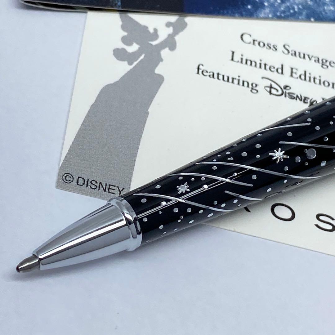 Cross Disney 110th Anniversary Fantasia Limited Edition black and silver ballpoint pen with serial number engraving