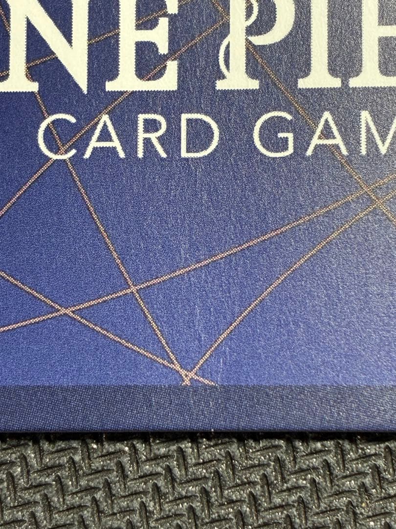 Used One Piece Monkey D. Luffy OP01 SR Japanese trading card with signs of wear