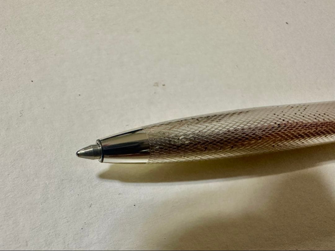 Mikimoto Pearl Decorated Ballpoint Pen with Box and Replaceable Ink Tube — Japan Import