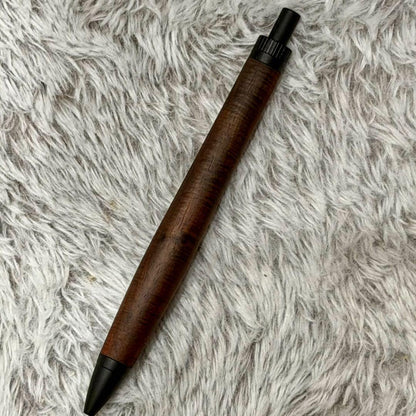 Siamese Rosewood Pen with Wood Grain Finish and Micro-Chatoyance — Japan Import