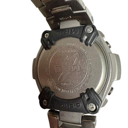 Casio MR-G G-Shock Digital Watch Silver Titanium Metal Case Japan Import