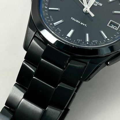 Casio Oceanus OCW-S100 Solar Radio Analog Watch with Black Dial