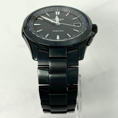 Casio Oceanus OCW-S100 Solar Radio Analog Watch with Black Dial