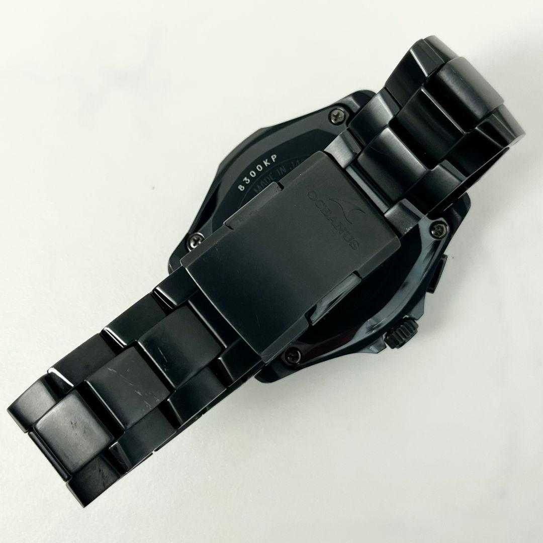 Casio Oceanus OCW-S100 Solar Radio Analog Watch with Black Dial