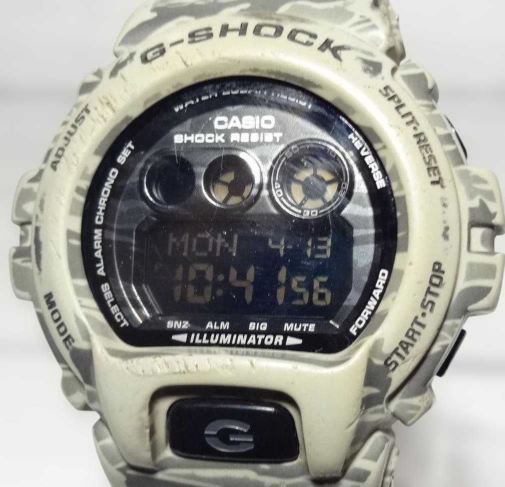 Casio G-Shock GD-X6900CM Model Rare Big Face Camouflage Watch Tested & Working — Japan Import