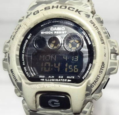 Casio G-Shock GD-X6900CM Model Rare Big Face Camouflage Watch Tested & Working — Japan Import