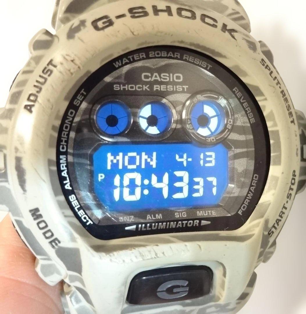 Casio G-Shock GD-X6900CM Model Rare Big Face Camouflage Watch Tested & Working — Japan Import