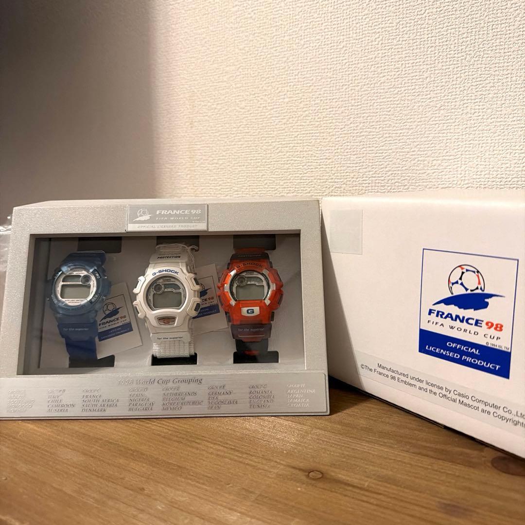 Casio G-Shock FIFA World Cup 1998 Limited 3-Piece Set Collector's Edition
