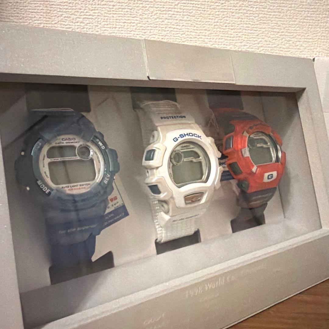 Casio G-Shock FIFA World Cup 1998 Limited 3-Piece Set Collector's Edition
