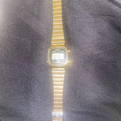 Casio Digital Watch Gold Model