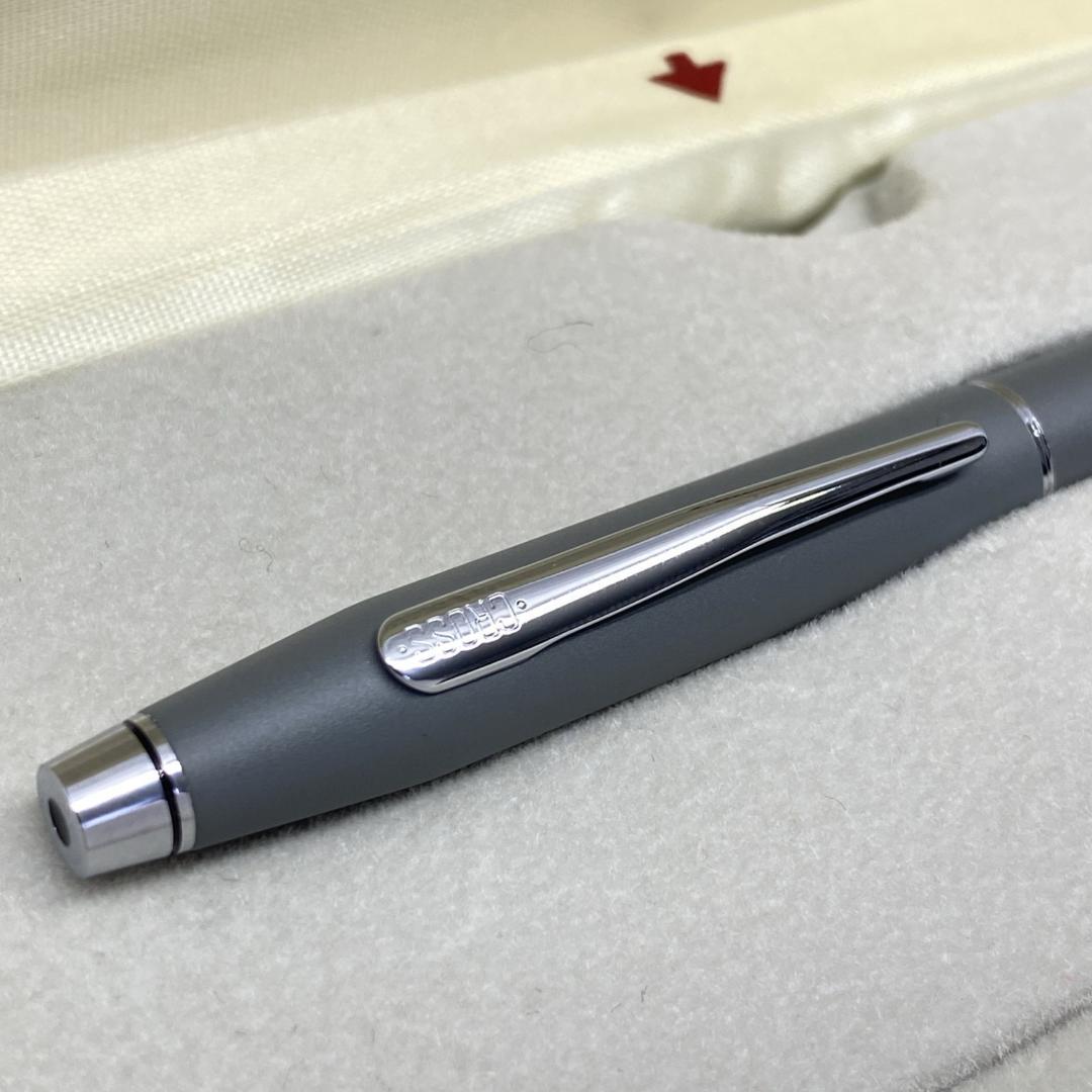 Cross Penmanship Set in Matte Gray with Cartridge Converter and Case