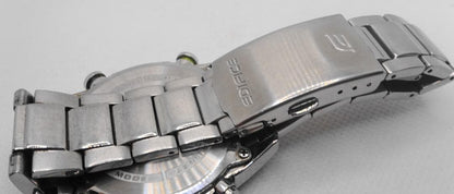 Casio Edifice EQW-T640 Radio Solar Watch Black Dial Silver Men’s - Japan Import