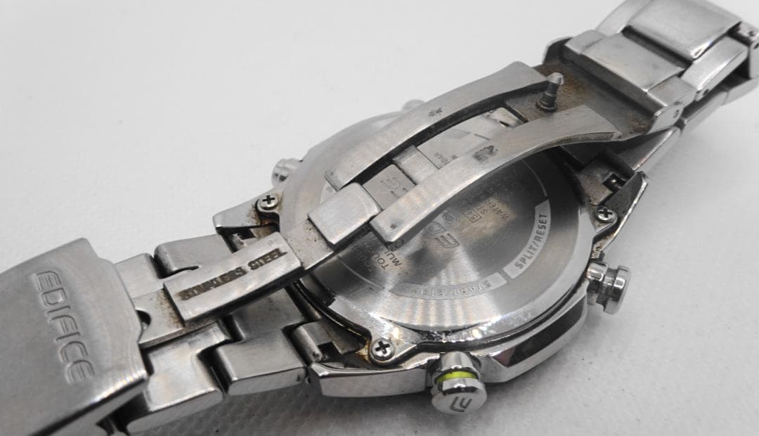 Casio Edifice EQW-T640 Radio Solar Watch Black Dial Silver Men’s - Japan Import