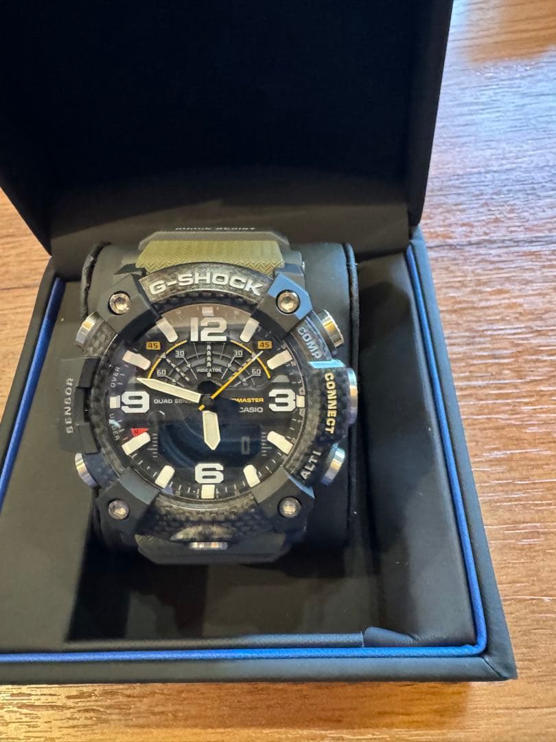 Casio G-Shock Mudmaster Watch Model GGB100-1A3JF with Box Damage — Japan Import