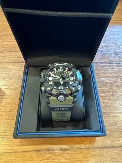Casio G-Shock Mudmaster Watch Model GGB100-1A3JF with Box Damage — Japan Import