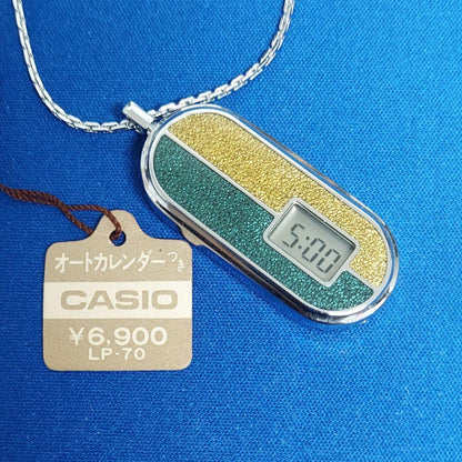 Casio LP-70 Digital Pendant Watch with Auto Calendar Japan Import