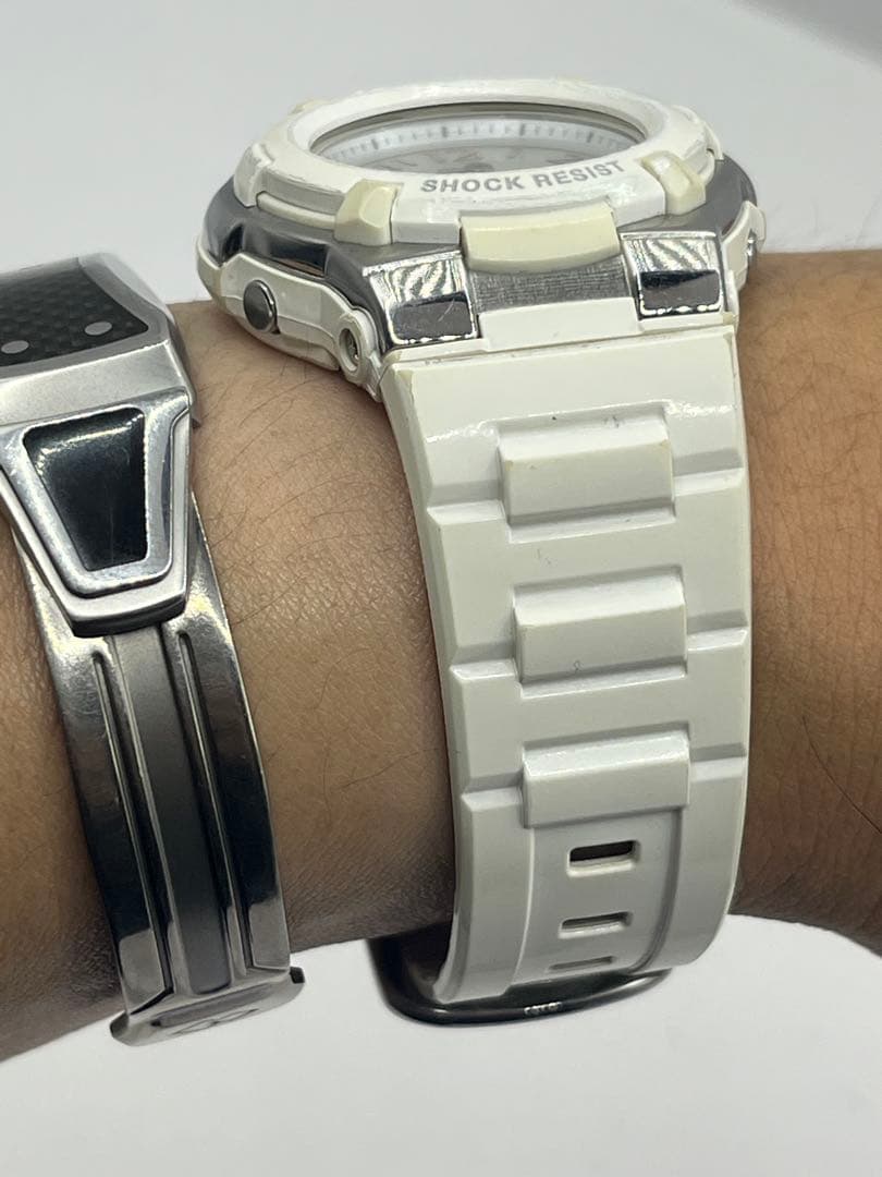 Casio Baby-G BGA-1100 White Solar Radio Signal Wristwatch — Japan Import