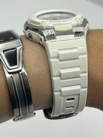 Casio Baby-G BGA-1100 White Solar Radio Signal Wristwatch — Japan Import