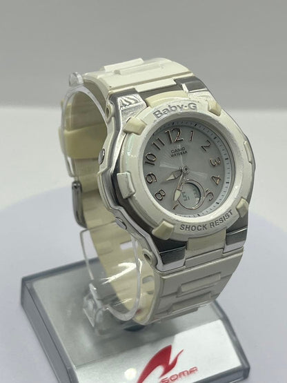 Casio Baby-G BGA-1100 White Solar Radio Signal Wristwatch — Japan Import