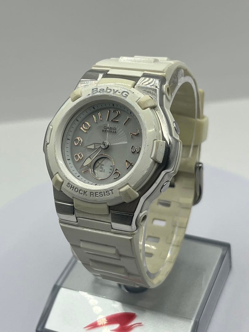 Casio Baby-G BGA-1100 White Solar Radio Signal Wristwatch — Japan Import