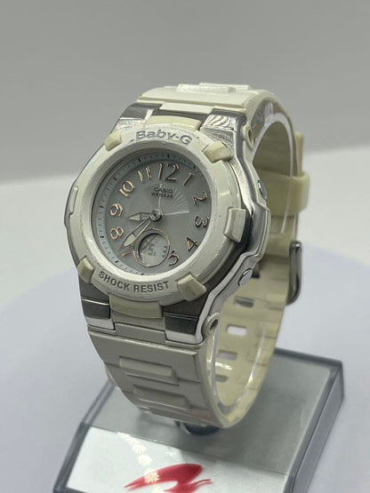 Casio Baby-G BGA-1100 White Solar Radio Signal Wristwatch — Japan Import