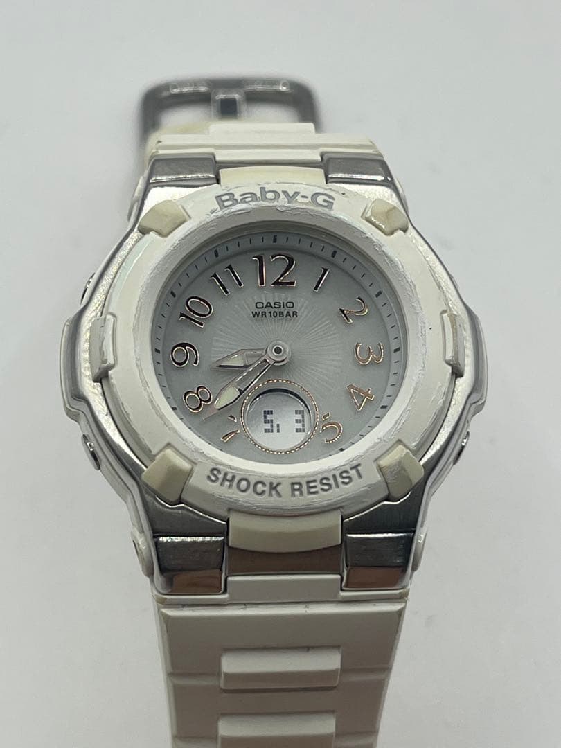 Casio Baby-G BGA-1100 White Solar Radio Signal Wristwatch — Japan Import