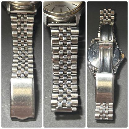 Casio Argent Model ARG-113 Quartz Watch with Silver Dial and Metal Band — Japan Import