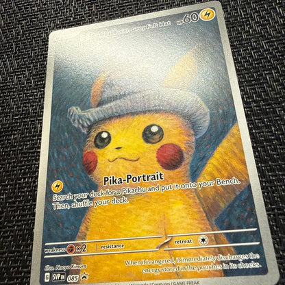 Pokemon Card Gogh Pikachu 085 Promotional from Japan with minor handling marks