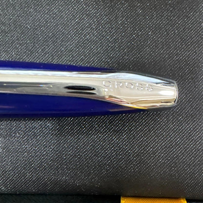 Cross Blue Ballpoint Pen with Replacement Ink and Box