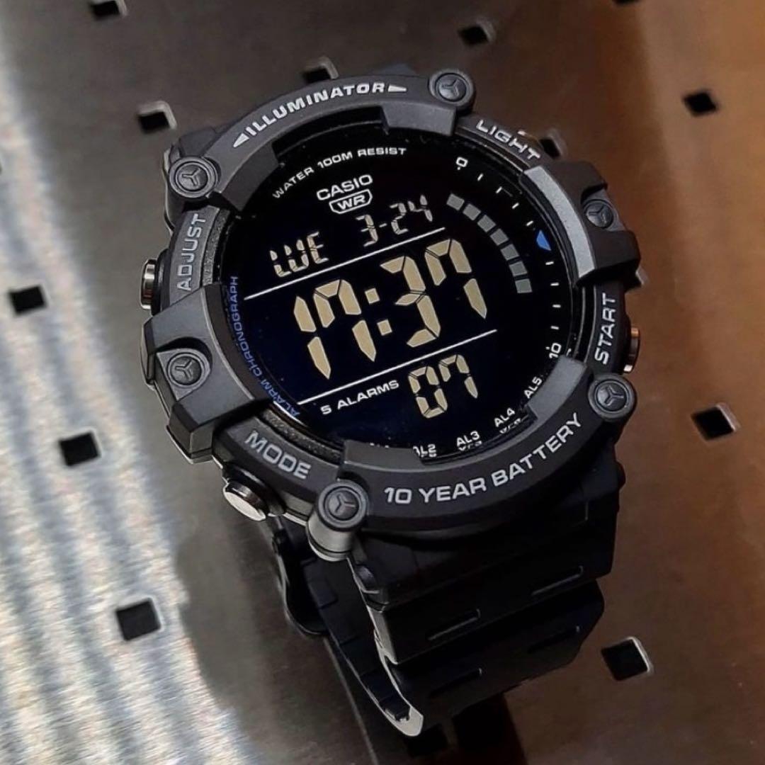 Casio Digital Watch Big Face Outdoor Model Japan Import