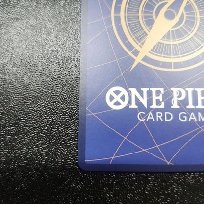 One Piece Boa Hancock SR OP01-078 trading card in protective sleeve