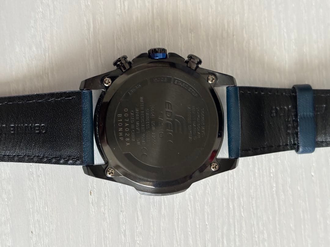 Casio EQW-A2000CL-2AJF Series Chronograph Radio Wave Solar Watch Leather Band