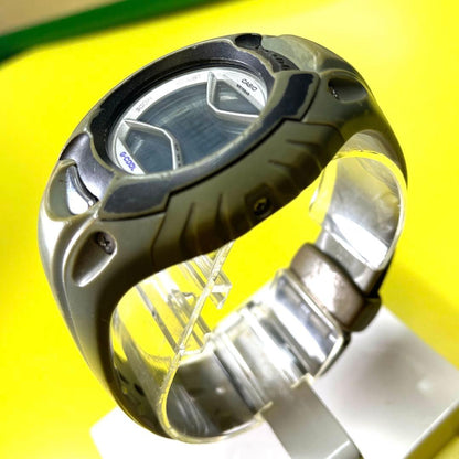 Casio G-Shock G-Cool Watch with Reversible Mirror Face and Green Body — Japan Import