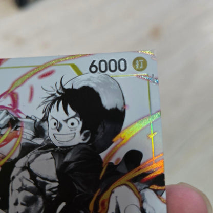 Monkey D. Luffy SR-P ST13-015 collectible figure from Japan, detailed anime character model
