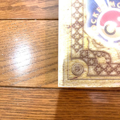 Bandai Japanese Pokemon Card Neo Premium File from Crystal Tower movie theater with slight warping and scratches