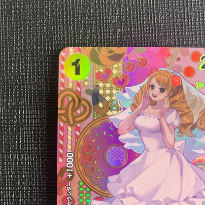 Charlotte Pudding R SP rare card OP03-112 from One Piece Card Game Series OP-08 Two Legends