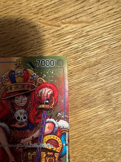 One Piece Monkey D. Luffy Jump Card P-043 Parallel Promo Weekly Shonen Jump Blue Japan Import