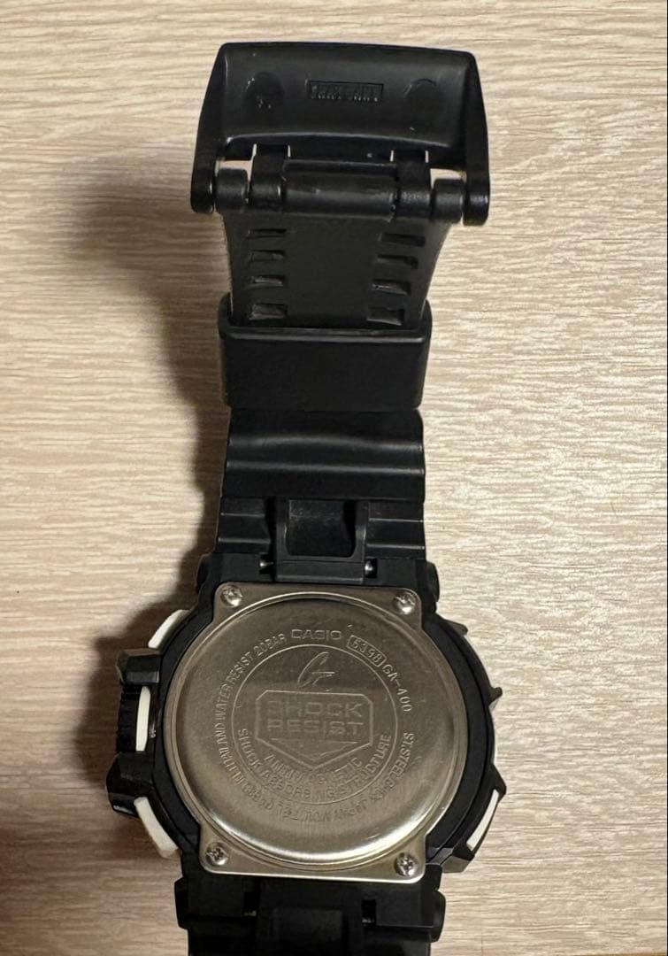 Casio G-Shock GA-400 Model Watch Black and White Shock Resistant Japan Import