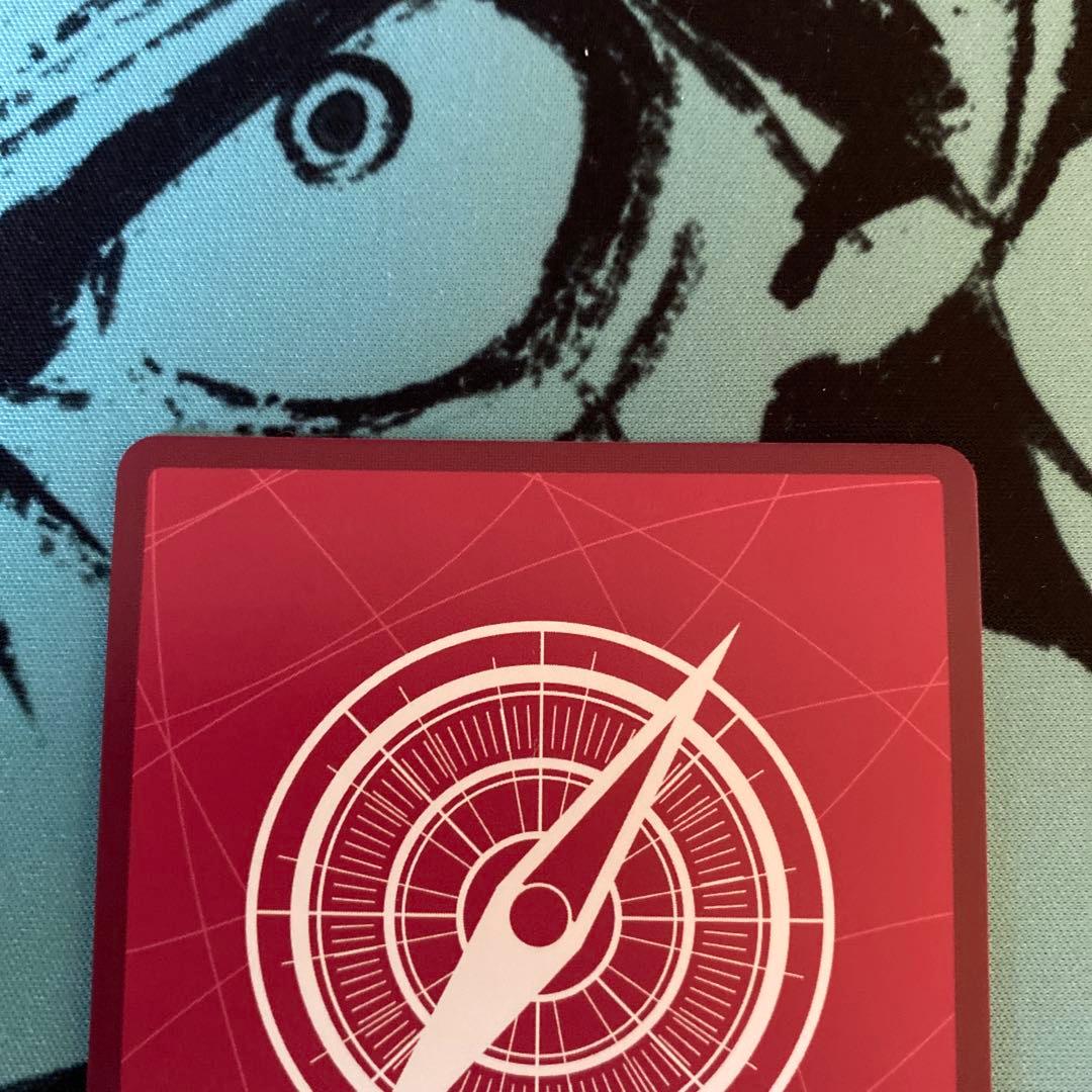 One Piece Portgas D Ace Leader Parallel Card OP-16 in red from Kessen no Toki series placed in a protective sleeve