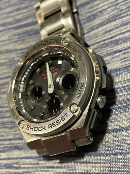 Casio G-Shock G-Steel GST-W110D-1AJF Solar Radio Silver Watch — Japan Import