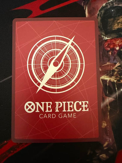 One Piece Monkey D. Luffy & Ace Leader Card ST30-001 from Start Deck EX in protective sleeve