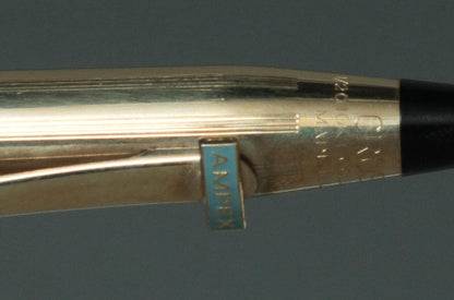Cross Ampex 10 Karat Gold Plated Sign Pen Made in USA — Japan Import