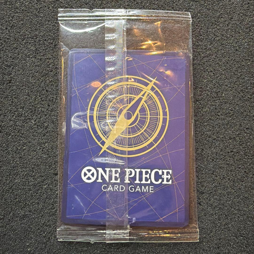One Piece Monkey D. Luffy Emotion limited edition card in pink and purple with clear case, Japan import