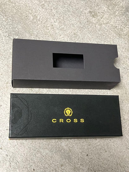 Cross Pen Matte Black Silver Ballpoint Pen with Box Japan Import