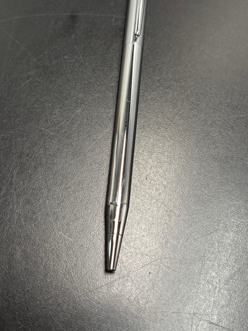 Cross Classic Century ballpoint pen in chrome finish with minor scratches