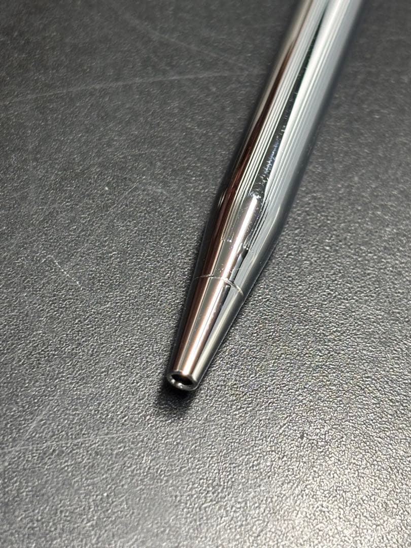 Cross Classic Century ballpoint pen in chrome finish with minor scratches