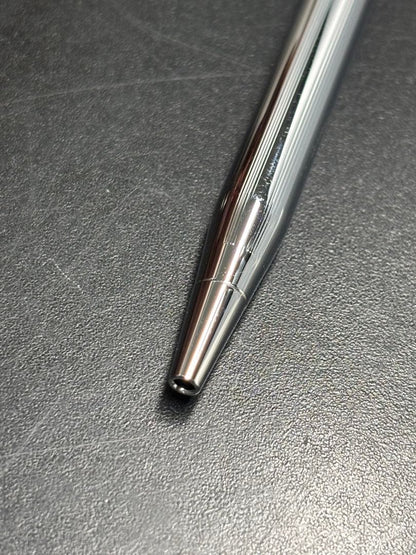 Cross Classic Century ballpoint pen in chrome finish with minor scratches
